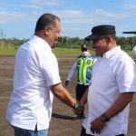 Kunker ke SBT Gubernur Disambut Bupati MK, Bagikan 250 Paket Sembako