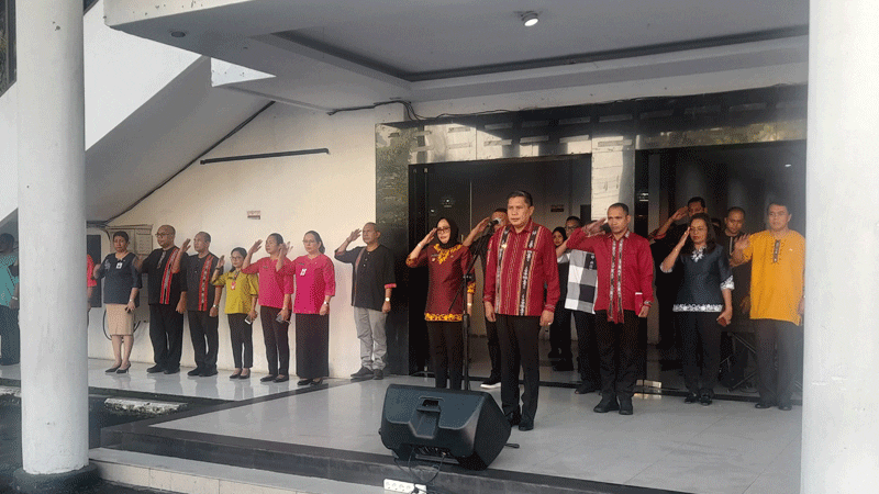 Wali Kota Ambon Pimpin Upacara Harganas ke-32