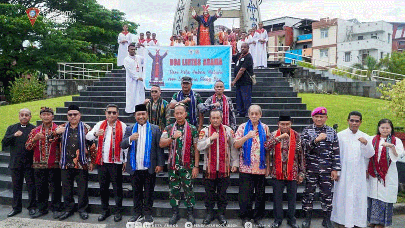 Dari Doa Lintas Iman, Ini Pesan Wali Kota Ambon