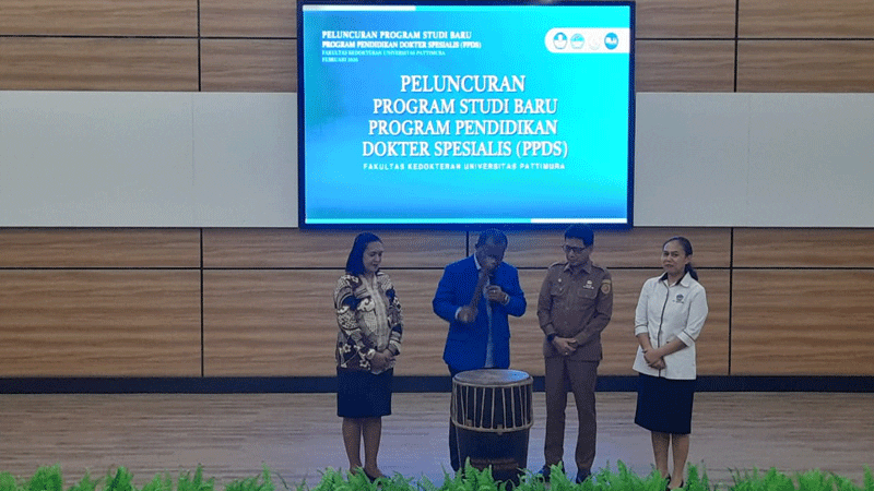 Unpatti Luncurkan Program Pendidikan Dokter Spesialis