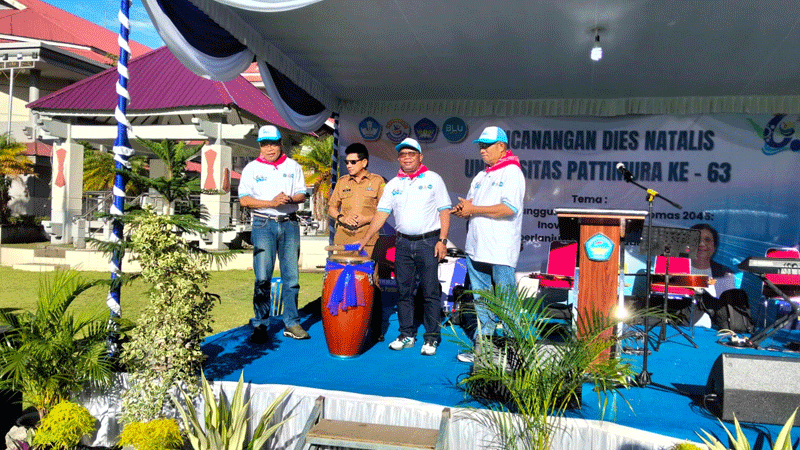 Canangkan Dies Natalis ke-63 Unpatti, Rektor Tekankan Semangat Kreativitas, Inovasi, dan Kolaborasi Berkelanjutan