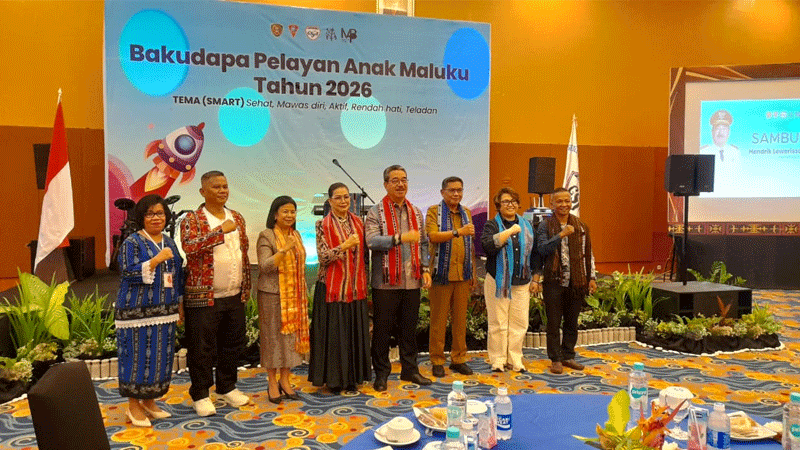 Gubernur HL Buka Bakudapa Pelayan Anak Maluku GSJA 2026