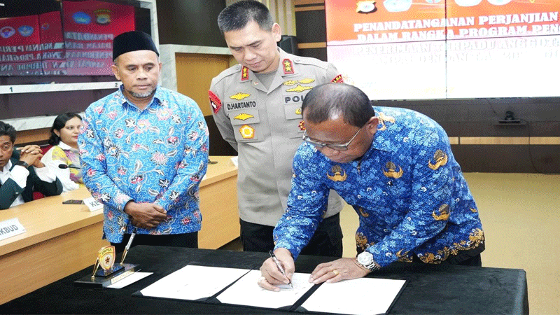 Unpatti Awasi Seleksi Penerimaan Anggota Polri di Polda Maluku