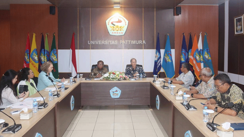 Duta Besar Belanda Kunjungi Unpatti Perkuat Kolaborasi Akademik dan Riset