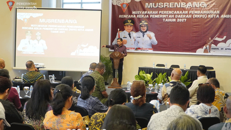 Musrenbang RKPD Kota Ambon 2027, Prioritaskan Kegiatan Berdampak, Dorong Inovasi, Bangun Kolaborasi