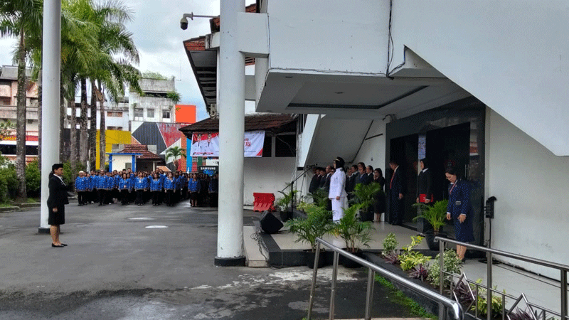 Pemkot Ambon Gelar Upacara Peringatan Hari Otda ke-30