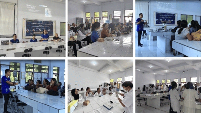 Prodi Pendidikan FKIP Unpatti Gelar Pelatihan Perawatan Mikroskop bagi Laboran dan Guru