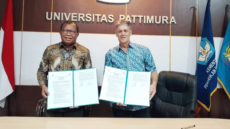 Unpatti dan Happy Green Island Kerja Sama Pengelolaan Lingkungan