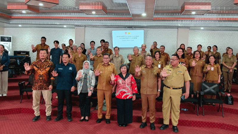 Entry Meeting Penilaian HAM Pemkot Ambon, Wali Kota Harap Peroleh Banyak Masukan