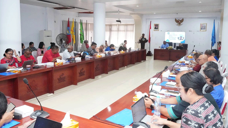 Senat Unpatti Bahas Progam Kerja, Rektor Tegaskan Pentingnya Evaluasi Prodi Sepi Peminat