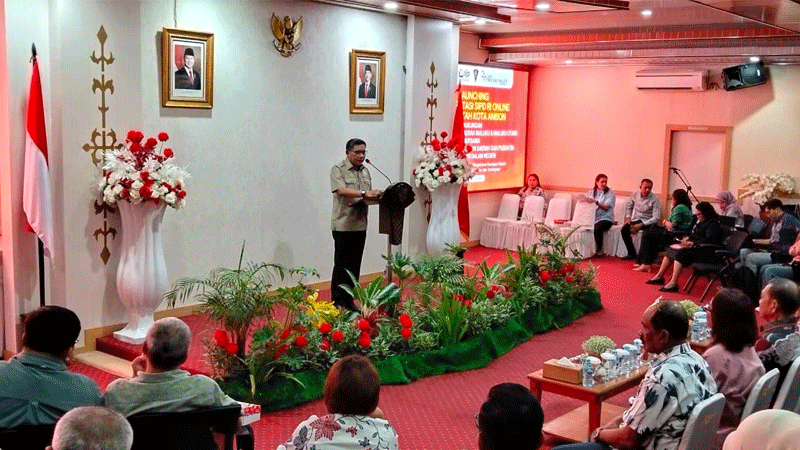 Wali Kota Ambon Luncurkan SIPD RI Online
