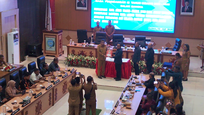 DPRD Setujui Ranperda Pertanggungjawaban APBD Kota Ambon 2025